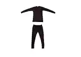 Bahob® Mens Thermal Underwear Long Johns Men longjohns Thermals Base Layer Heat Cotton Warmer ski Winter top Trousers Bottoms (L, Charcoal)