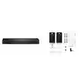 Bose TV Speaker - Barre de Son Compacte avec Connexion Bluetooth & Support Mural pour Barre de Son - Noir