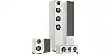 Jamo S 809 HCS W 5.0canales Blanco Conjunto de Altavoces - Set de Altavoces (5.0 Canales, Cine en casa, Blanco, Corriente alterna)