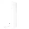 WarmlyYours Ember Flex Radiant Panel Heater - White, Dual Connection, Plug-In, Hardwired - 300W - 35" x 12”