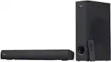 Soundbar Creative Stage V2 2.1 160W con subwoofer, Clear Dialog e Surround di Sound Blaster, Bluetooth 5.0, TV ARC, ingresso ottico e audio USB, con montaggio a parete, bassi e alti regolabili, per TV