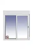 Ventanastock Ventana Aluminio 1000x1155 Corredera Con Persiana de PVC 2 hojas con Mosquitera