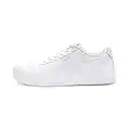 PUMA Damen Carina L Sneakers, White White Silver, 38 EU