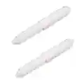 Soportes de Papel Higiénico, 2 Pcs Portarrollos de Papel Higiénico de Plástico, Soporte de Plástico para Rollo de Papel Higiénico, Rodillo de Repuesto con Resorte