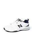 New Balance Herren 624v5 Crosstrainer, Weiß (White), 55 EU XX Wide