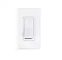 Cloudy Bay in Wall Dimmer Switch for LED Light/CFL/Incandescent,3-Way Single Pole Dimmable Slide,600 Watt max,Cover Plate Included