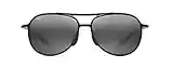 Maui Jim Alele Bridge Brille, Gloss Black, 60/16/140, Unisex, Erwachsene, Schwarz glänzend