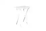 PJ Wood Tv pliant Plateau de table & Snack blanc