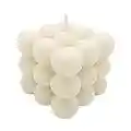 candlery. - Bubble Candle – Vegane & Nachhaltige Design-Kerzen aus Rapswachs – Handmade in Germany - Kerzenmanufakur aus Münster (Creme, 1)