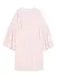 Gina Bacconi Women's Crisiant Moss Crepe and Chiffon Dress Vestido para Madre de la Novia, Popurrí Rosa, 50 para Mujer