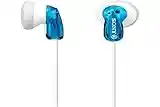 Sony Mdre9Lpl - Auriculares de Botón, Blanco y Azul, 5