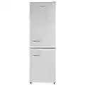 iio 11 Cu. Ft. Retro Refrigerator with Bottom Freezer (White, Right Hinge)