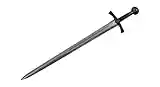 Hero's Edge G-JS101 Foam Excalibur Sword, 28" Silver