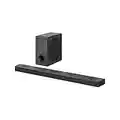 LG Sound Bar and Wireless Subwoofer S90QY - 5.1.3 Channel, 570 Watts Output, Home Theater Audio with Dolby Atmos, DTS:X, and IMAX Enhanced, Black