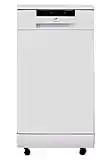 SPT SD-9263WA 18″ Wide Portable Dishwasher with ENERGY STAR, 6 Wash Programs, 8 Place Settings and Stainless Steel Tub – White