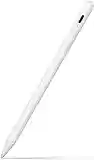 Stylus Pen for iPad 9th&10th Generation-2X Fast Charge Active Pencil Compatible with 2018-2023 Apple iPad Pro11&12.9 inch, iPad Air 3/4/5,iPad 6-10,iPad Mini 5/6 Gen-White