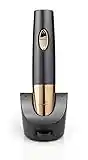 Cuisinart Rechargeable Automatic Wine Opener With Vacuum Sealer | Midnight Grey | CWO50U Midnight Grey & Copper 16.5 x 12 x 31.5 centimetres