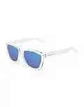 HAWKERS ONE, Gafas de sol, Unisex adulto, Transparente/Azul, Talla única