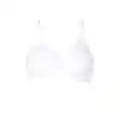 Medela Women's Comfy Bra - Seamless, Wireless Nursing Bra for Pregnancy and Breastfeeding With A Stretchy Band and Breathable Fabric for All-Day Comfort, White, S