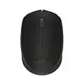 Logitech M171 Mouse Wireless per PC, Mac, Laptop, 2,4 GHz con Mini Ricevitore USB, Tracciamento Ottico, Durata della Batteria di 12 mesi, Ambidestro - Nero