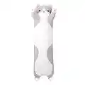 Cat Plush Toy Long Cotton Cute Cat Doll Plush Toy Soft Cotton Stuffed Sleeping Pillow Great Gift for Your Girlfriend or Kids for Over 1 Years Old Kids