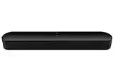 All-new Sonos Beam , Compact Smart TV Soundbar with Amazon Alexa voice control built-in. Wireless home theater and streaming music in any room. (Black) (Renewed)