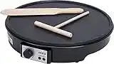 Trendi® 1000W Electric Pancake & Crepe Maker with 12" Non Stick Hot Plate and Free Utensils