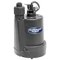 Superior Pump 91250 1/4 HP Thermoplastic Submersible Utility Pump with 10-Foot Cord