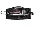 HENGSI Sac de Rangement Voyage pour Dyson Airwrap/Supersonic Seche Cheveux et Accessoires (Imperméable Cuir-Noir)