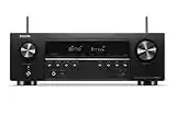 Denon AVR-S660H AV Receiver 8K 5.2ch, Home Cinema Amplifier, Alexa Compatible, Dolby DTS-HD, Bluetooth, AirPlay 2, Radio, and HEOS Built-in Multiroom Audio - Black