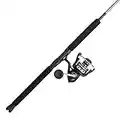 PENN 7’ Pursuit IV 2-Piece Fishing Rod and Reel (Size 4000) Inshore Spinning Combos, 7’, 2 Graphite Composite Fishing Rod with 5 Reel, Durable and Lightweight, Black/Silver