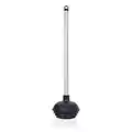 Neiko 60166A Toilet Plunger with Patented All-Angle Design | Heavy Duty | Aluminum Handle, Black, Pack of 1