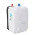 8L Chauffe-eau électrique instantané 1500W Mini Chauffe-Eau électrique Sans Réservoir Blanc