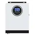 Y&H 3KW Solar Hybrid Inverter DC24V to AC230V, Off-Grid Pure Sine Wave Inverter with 80A MPPT Solar Charger + AC Charger,Max PV 3000W DC130-430V Input,fit for 24V Lead-Acid/Lithium Battery