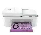 HP DeskJet 4120e Multifunktionsdrucker (HP+, Drucker, Kopierer, Scanner, mobiler Faxversand, WLAN, Airprint) inklusive 6 Monate Instant Ink