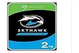 Seagate SkyHawk AI ST8000VE001 - Disco rigido interno di sorveglianza HDD da 2 TB, 3,5", SATA 6 Gb/s, 256 MB di cache, sistema di telecamere di sicurezza DVR/NVR