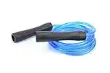 RUSH ATHLETICS LEGACY WEIGHTED JUMP ROPE BLACK/BLUE - Best for Weight Loss Fitness Training - Strength Power - Adjustable 10ft HEAVY JUMP ROPE