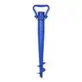 Sekey Beach Umbrella Sand Anchor,Umbrella Ground Spike,Parasol Holder for 19-32mm Pole,Blue