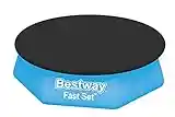 Bestway 58032 Flowclear Cover for Fast Set Pools, Black, 244 cm