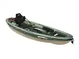 Recreational Angler Sit-On-Top Kayak - SENTINEL 100X  ANGLER fade black green / light khaki -9.5 Feet Lightweight - MBF10P100-00