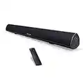 Bestisan Sound Bar, 100Watt Soundbar for TV, Wired & Wireless Bluetooth 5.0 Sound Bar(40 Inch, 6 Drivers, 105dB, Optical Cable Included, HDMI-ARC, Bass Adjustable and Wall Mountable)