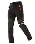 ZOEREA Pantalones Aire Libre de Hombre Convertible Pantalones Cortos Trekking Montaña Escalada Senderismo Secado Rápido Pantalón Funcionales