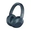 Sony WH-XB910N Extra BASS Noise Cancelling Headphones, Wireless Bluetooth Over The Ear Headset with Microphone and Alexa Voice Control, Blue (Amazon Exclusive)