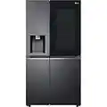 635 Litre Side-By-Side American Fridge Freezer - Matte Black (GSXV91MCAE)