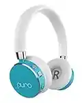 Puro Sound Labs BT2200 Volume Limited Kids’ Bluetooth Headphones – Safer Headphones for Kids – Lightweight & Durable – Studio-Grade Audio Quality & Noise Isolation –Carrying Case (Teal)