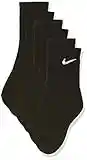 NIKE Everyday Cushioned, Calcetines Hombre, Negro, L Paquete De 6