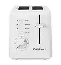 Cuisinart 2-Slice Toaster Oven, Compact, White, CPT-122