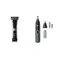 Philips Norelco BG7030/49 Bodygroom Series 7000, Showerproof Dual-Sided Body Trimmer and Shaver for Men with Nosetrimmer 3000 NT3600/42