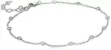 Thomas Sabo Damen Fußkettchen Fußkette Kugeln 925 Sterling Silber AK0002-001-12-L27v