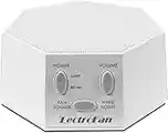 LectroFan - White Noise Machine and Non-Looping Fan Sounds with Sleep Timer (Classic, White)